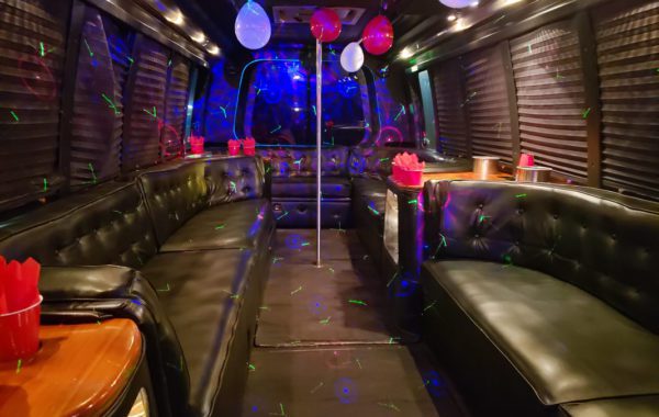 King George Party Bus for 25 with Pole