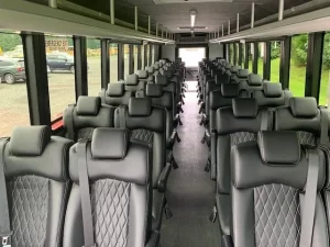 Features of a 40-Passenger Charter Bus